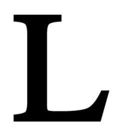 UGHT-IRON-HOUSE-LETTER-L-LET-L-2TE